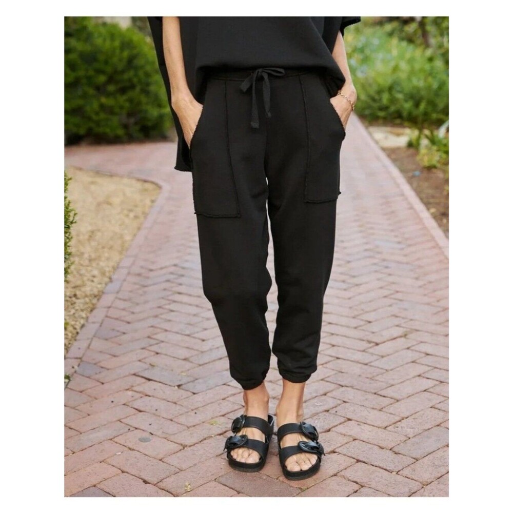 Frank & Eileen XS Eamon Jogger Black Casual Pockets